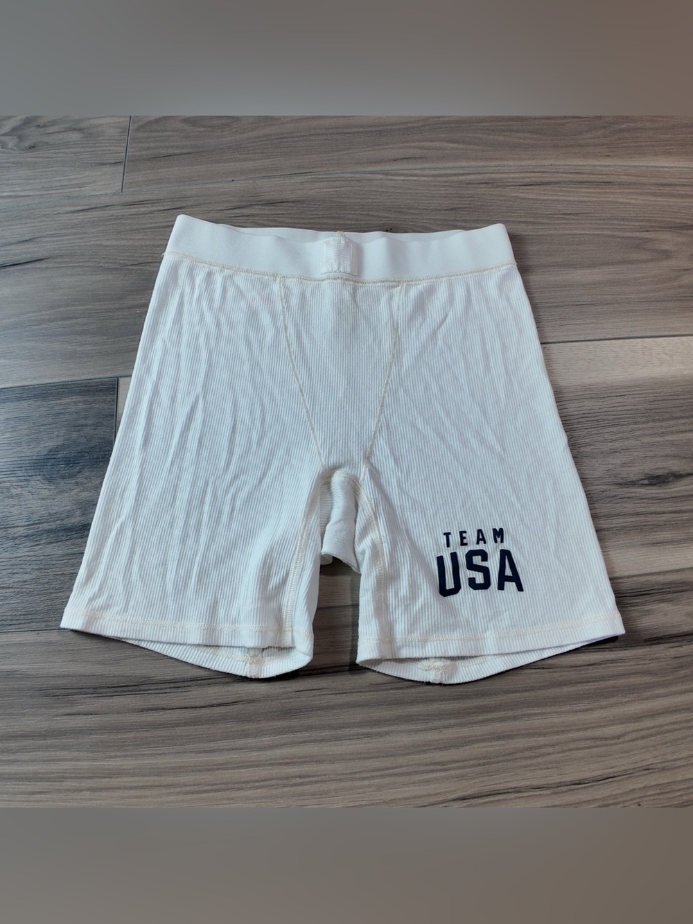🇺🇸Skims Team USA Cotton 5-inch Boxer Brief | Bone | S | 🏷️